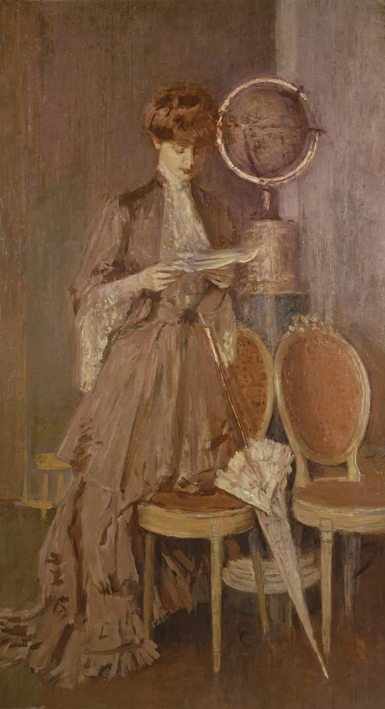 Ritratto di Mme Helleu che legge una lettera
